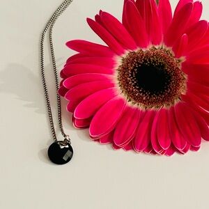 David Yurman black onyx diamond pennant